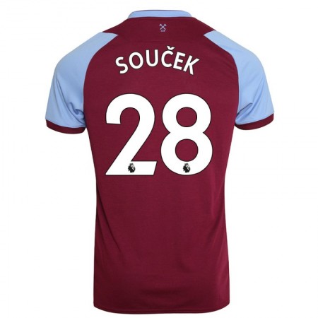 Tenue West Ham United Tomas Soucek 28 Domicile 2020-2021 Maillot de Foot